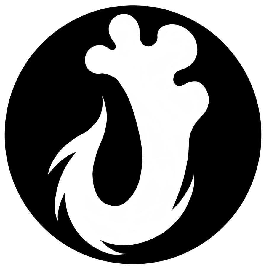Shihong Logo Circle Silhouette