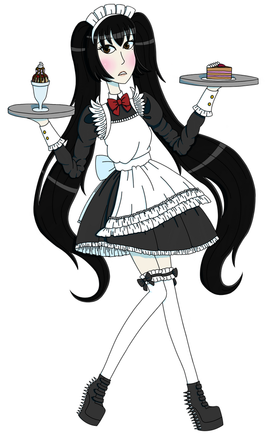 Maid Cafe Worker Celeste