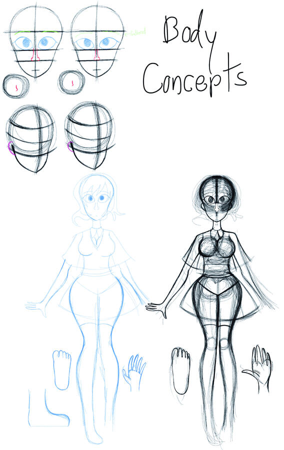 Angeline Concept Sketch