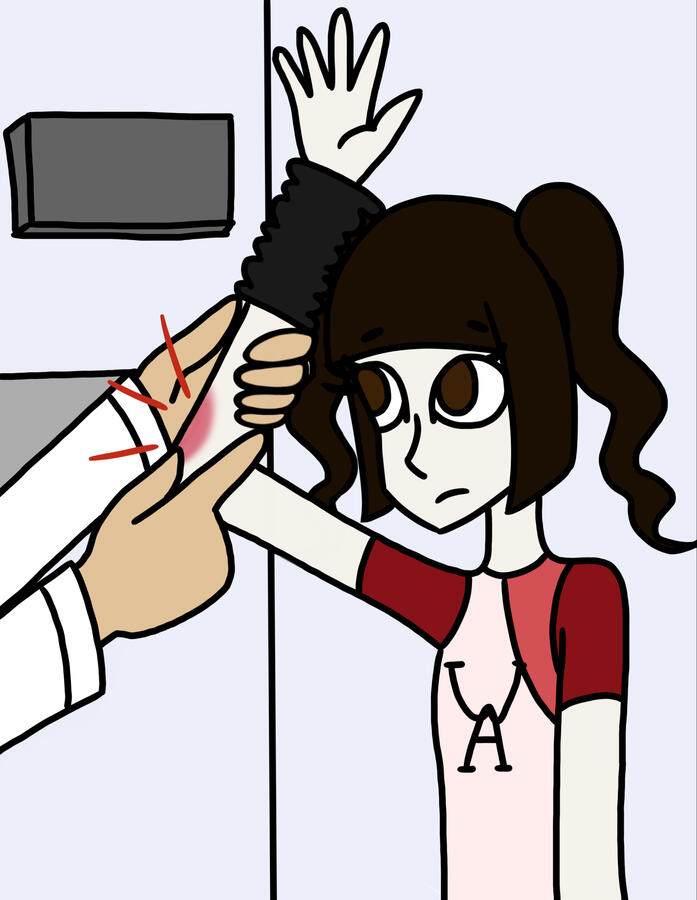 Gwen Checkup Illustration