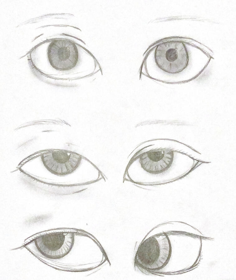 Eyes Study Sketch