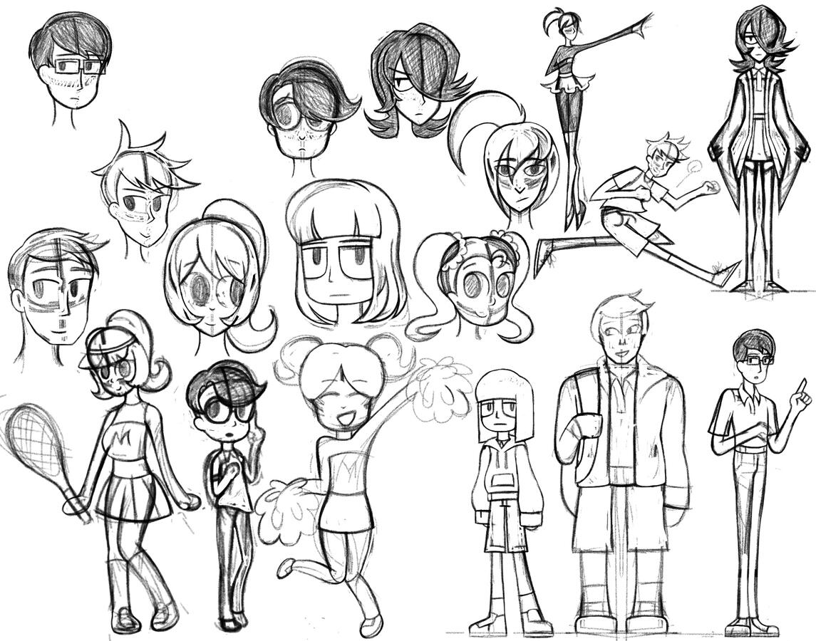 Animation Character Sketches