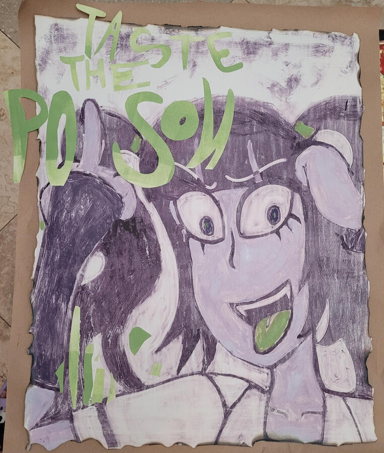 Self Portrait Monoprint