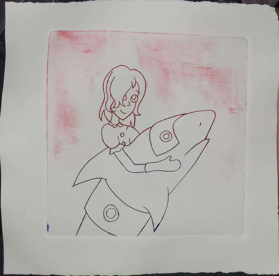 Small Acrylic Plate Print 3