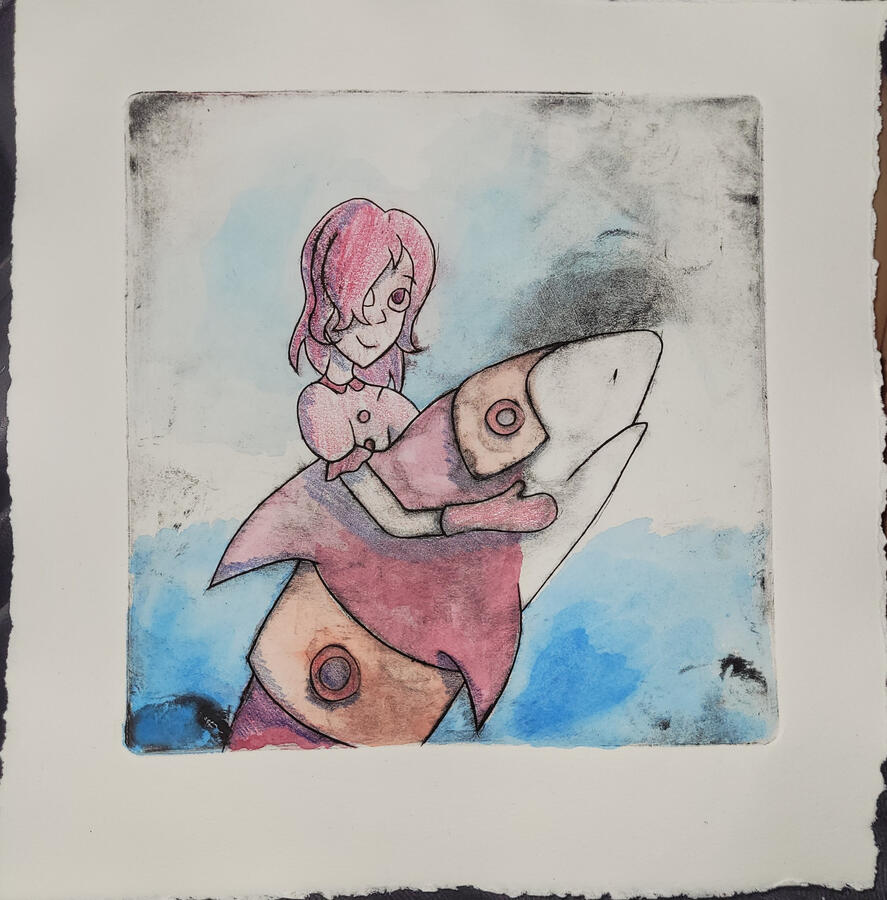 Small Acrylic Plate Print 4