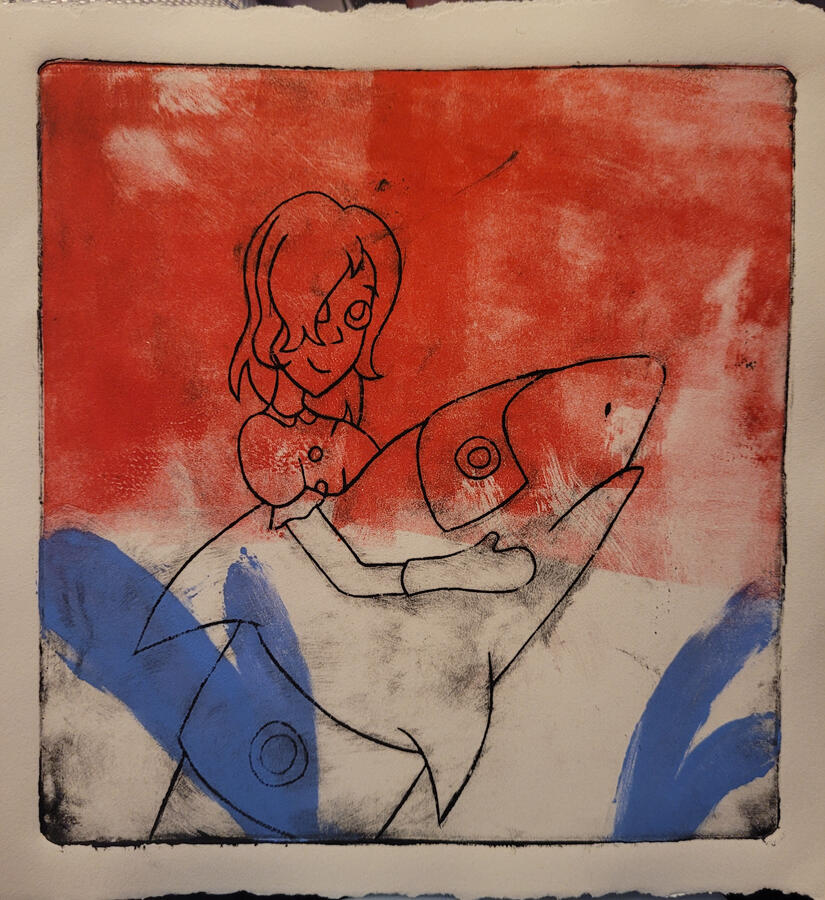 Small Acrylic Plate Print 5