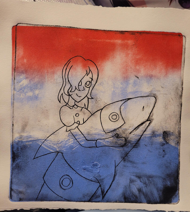 Small Acrylic Plate Print 6