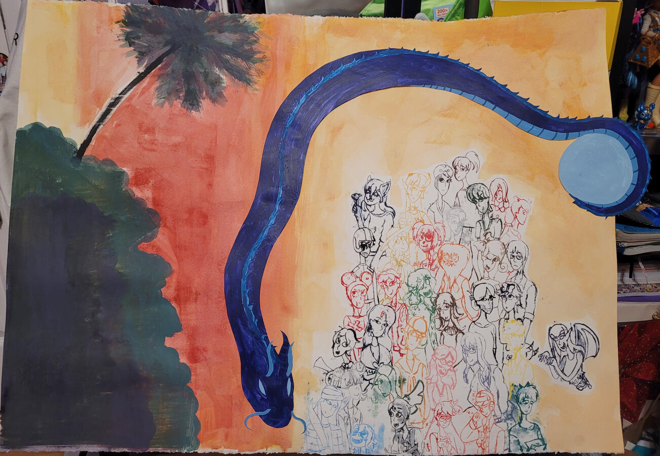 Bernie Fuchs Monoprint