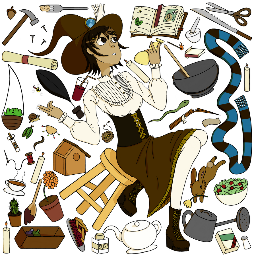 Witch and Her Belongings