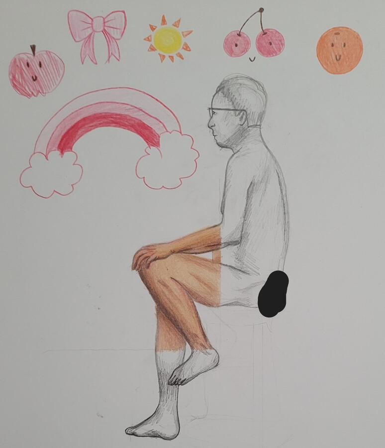 Colored Figure Study