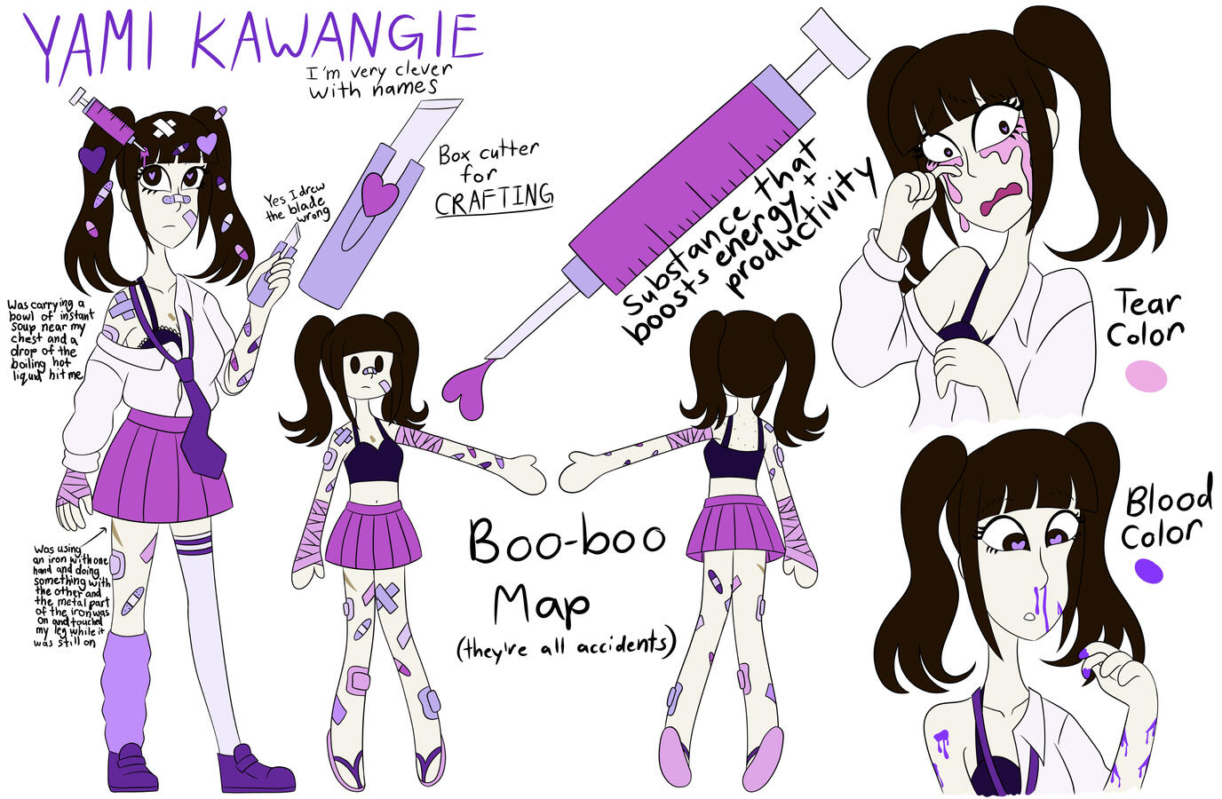 Yami Kawangie Character Sheet
