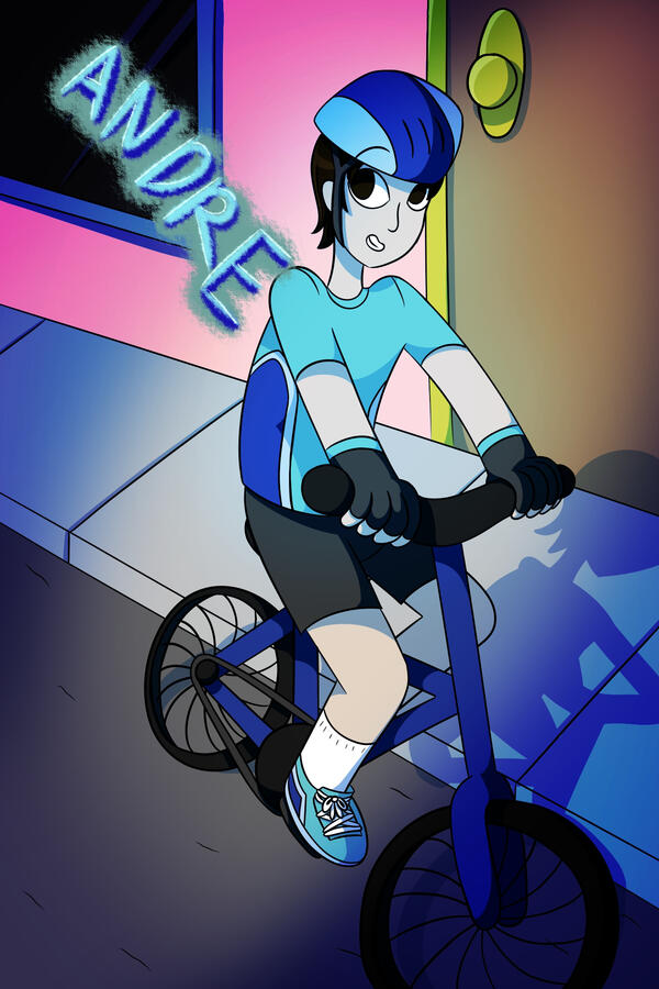 Andre Photocard Illustration