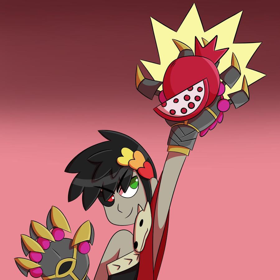 Zagreus with Pom of Power Fanart Background