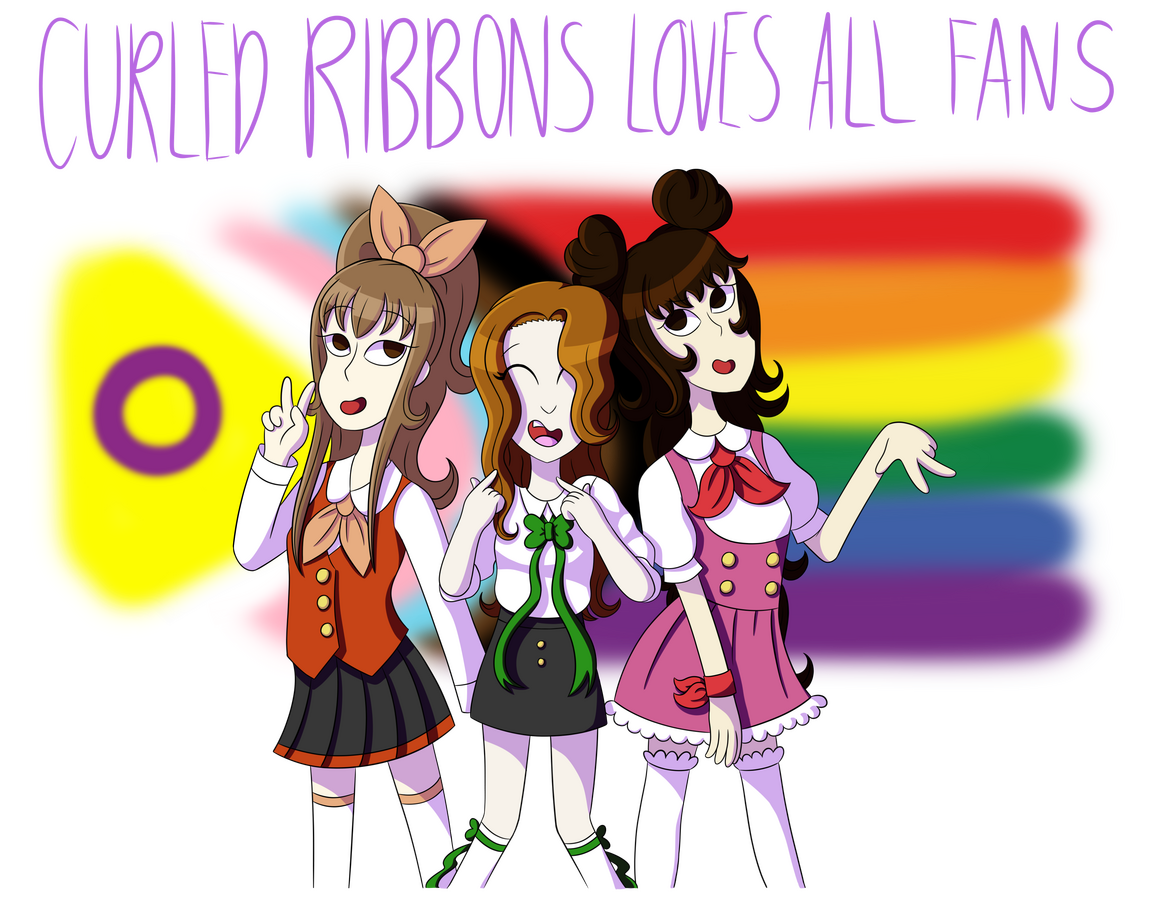 Pride Allies Curled Ribbons