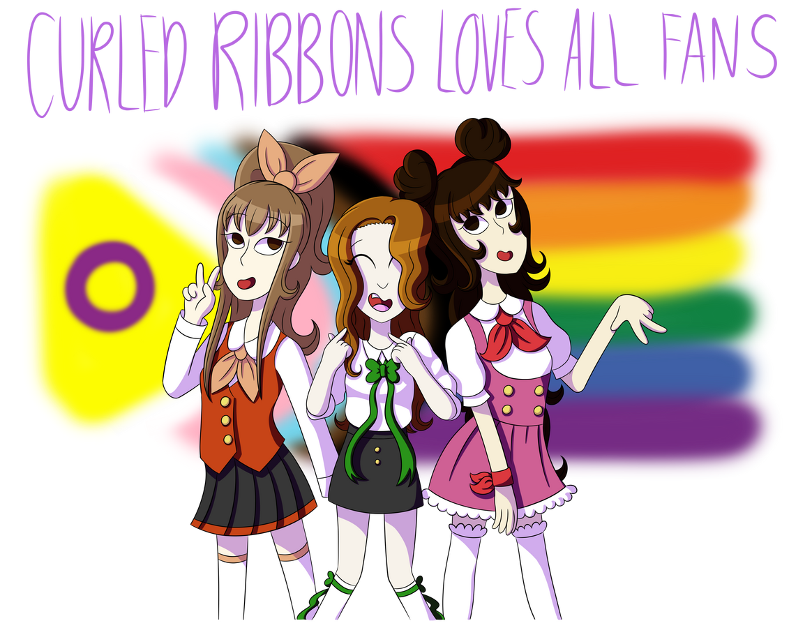Pride Allies Curled Ribbons
